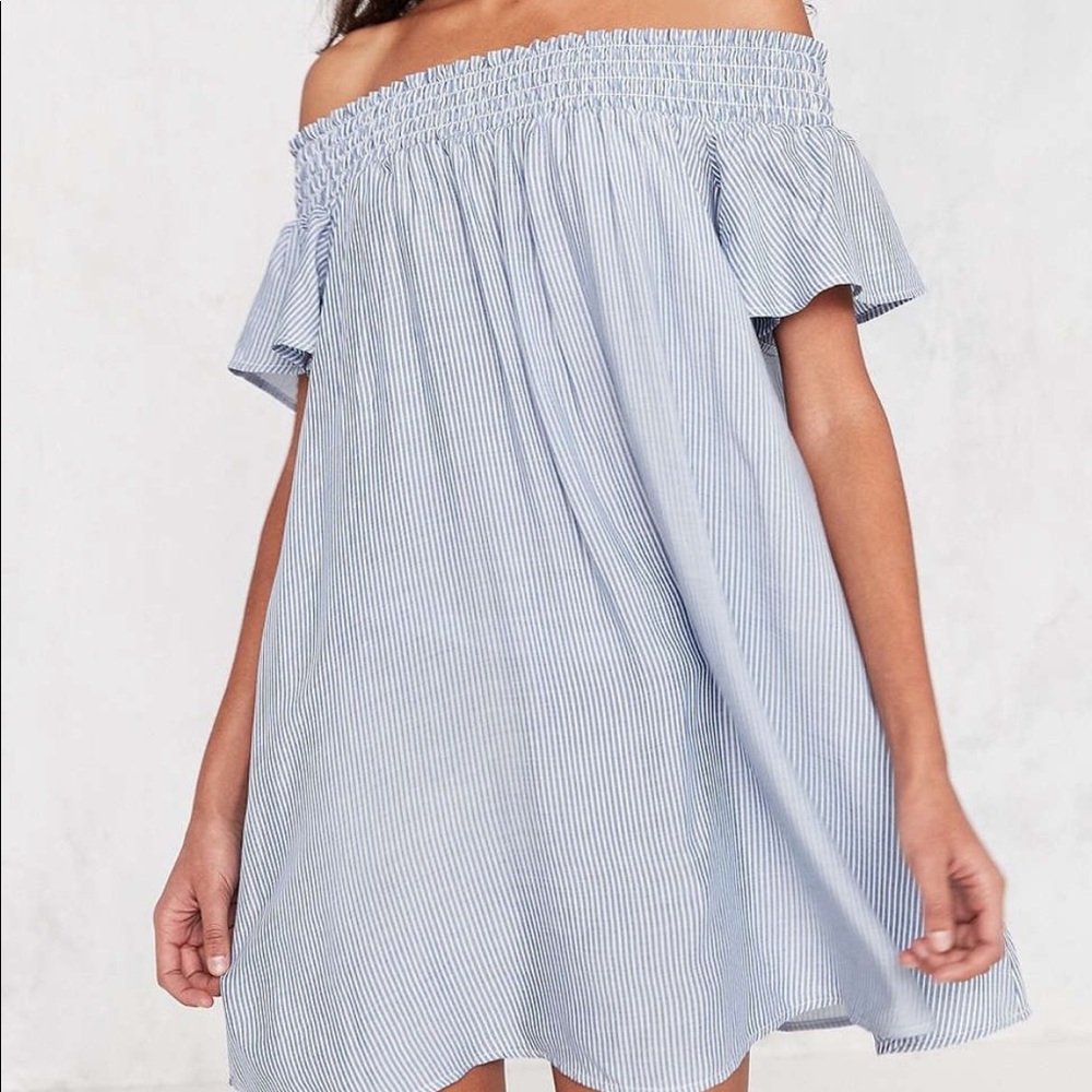 Urban outfitters off the shoulder dress